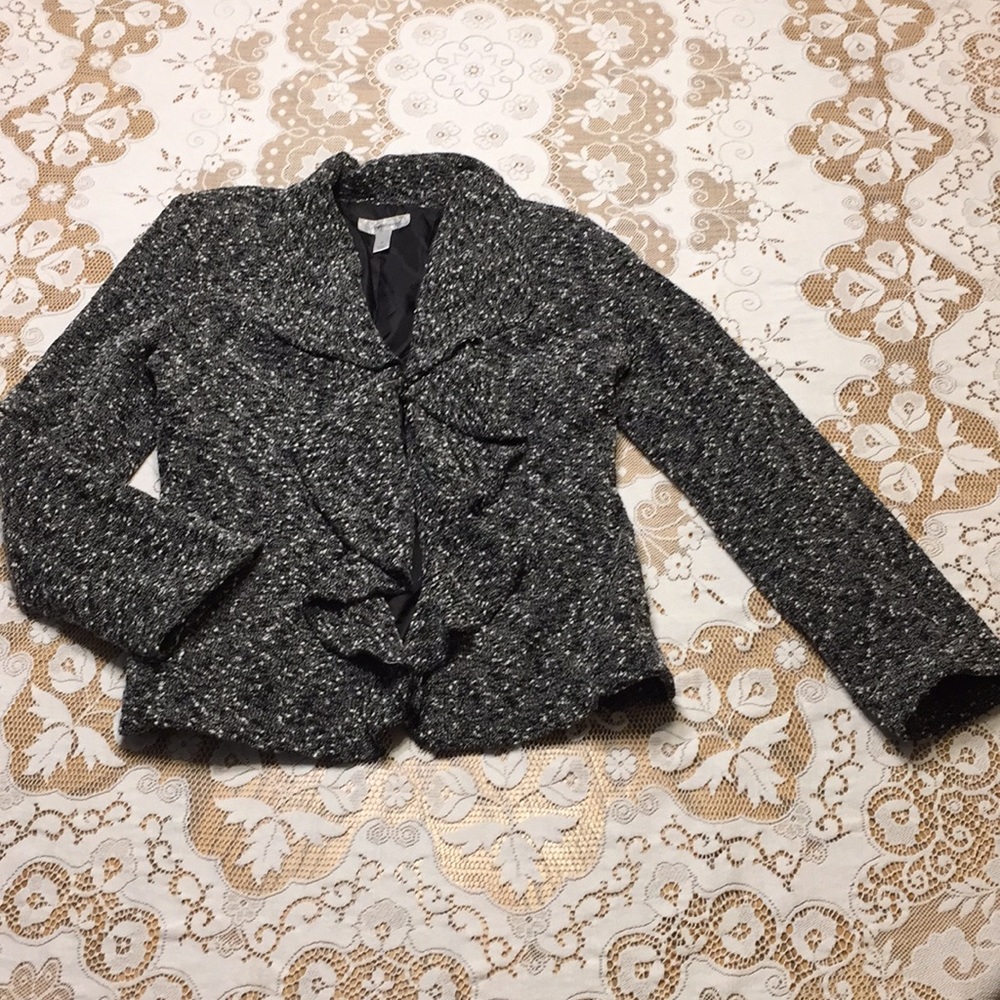 Elegant Ruffled Blazer